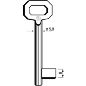 5012 CHIAVE PATENT OTTONATA