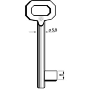 5011 CHIAVE PATENT OTTONATA