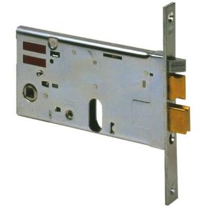 SERRATURA AD INFILO A CILINDRO PER ALLUMINIO ELETTRICA MM.70