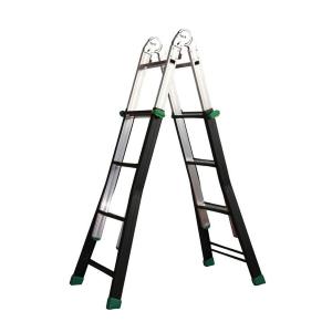SCALA TELESCOPICA ALLUM/FERR DINAMICA SICOS 4+4 GRADINI