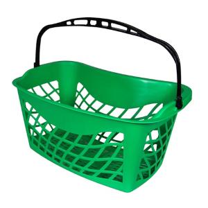 CESTINO SPESA ULISSE VERDE ERG. MANICO NERO CAPIENZA 33 LT