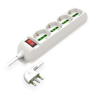 CIABATTA LINKLED 4 P. SCHUKO C/INTERR.800302