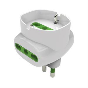 ADATT.LINKLED TRIPLO SCHUKO 16A+T 800208