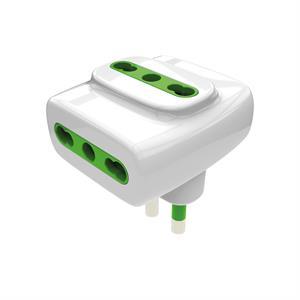 ADATT.LINKLED TRIPLO SCHUKO 16A+T 800207