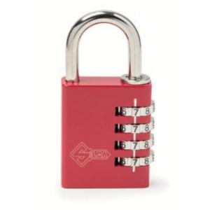 LUCCHETTO ALL. COMBINAZ. 30 MM ROSSO SILCA