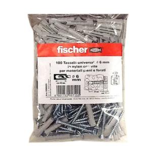 TASSELLO BUSTINA DA 6/30 MM CON VITE PZ.100 FISCHER