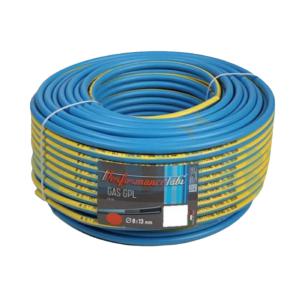 TUBO PER GAS GPL MT.50 UNI 7140 R/GIALLO