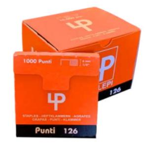 PUNTI METALLICI LP 128 CF. 10 X 1000